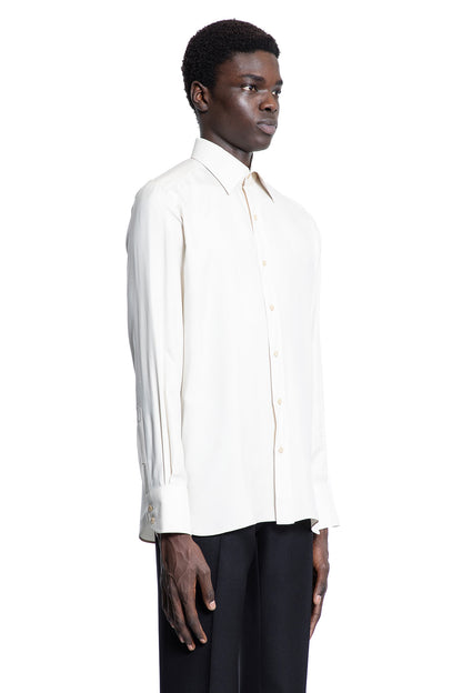 TOM FORD MAN OFF-WHITE SHIRTS