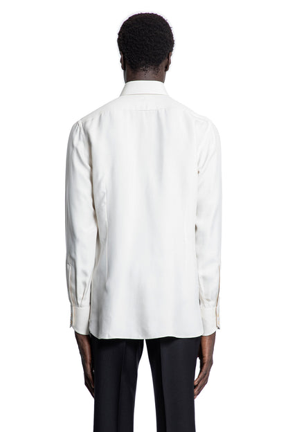 TOM FORD MAN OFF-WHITE SHIRTS