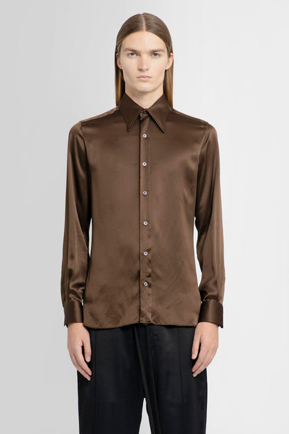 TOM FORD MAN BROWN SHIRTS