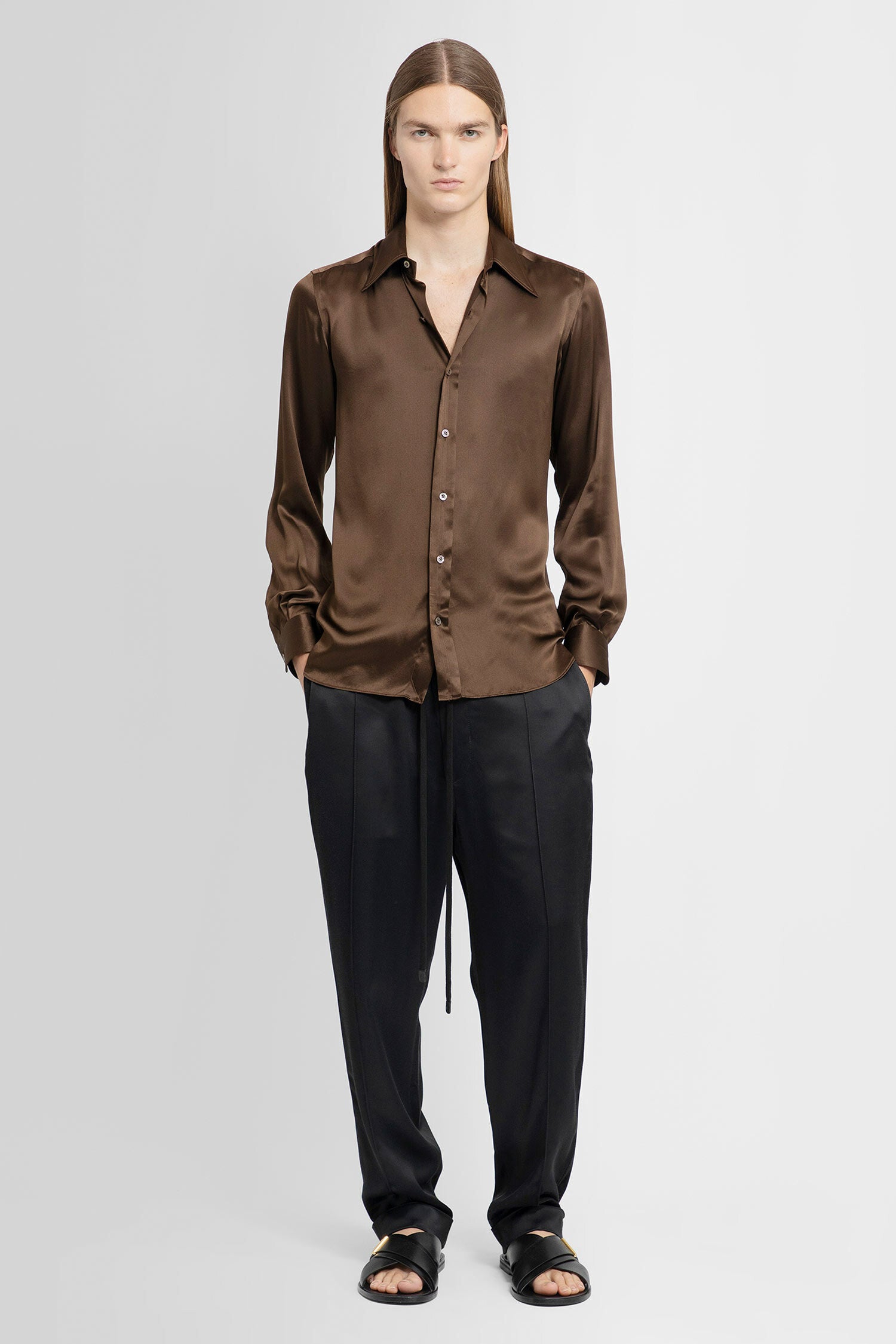 TOM FORD MAN BROWN SHIRTS