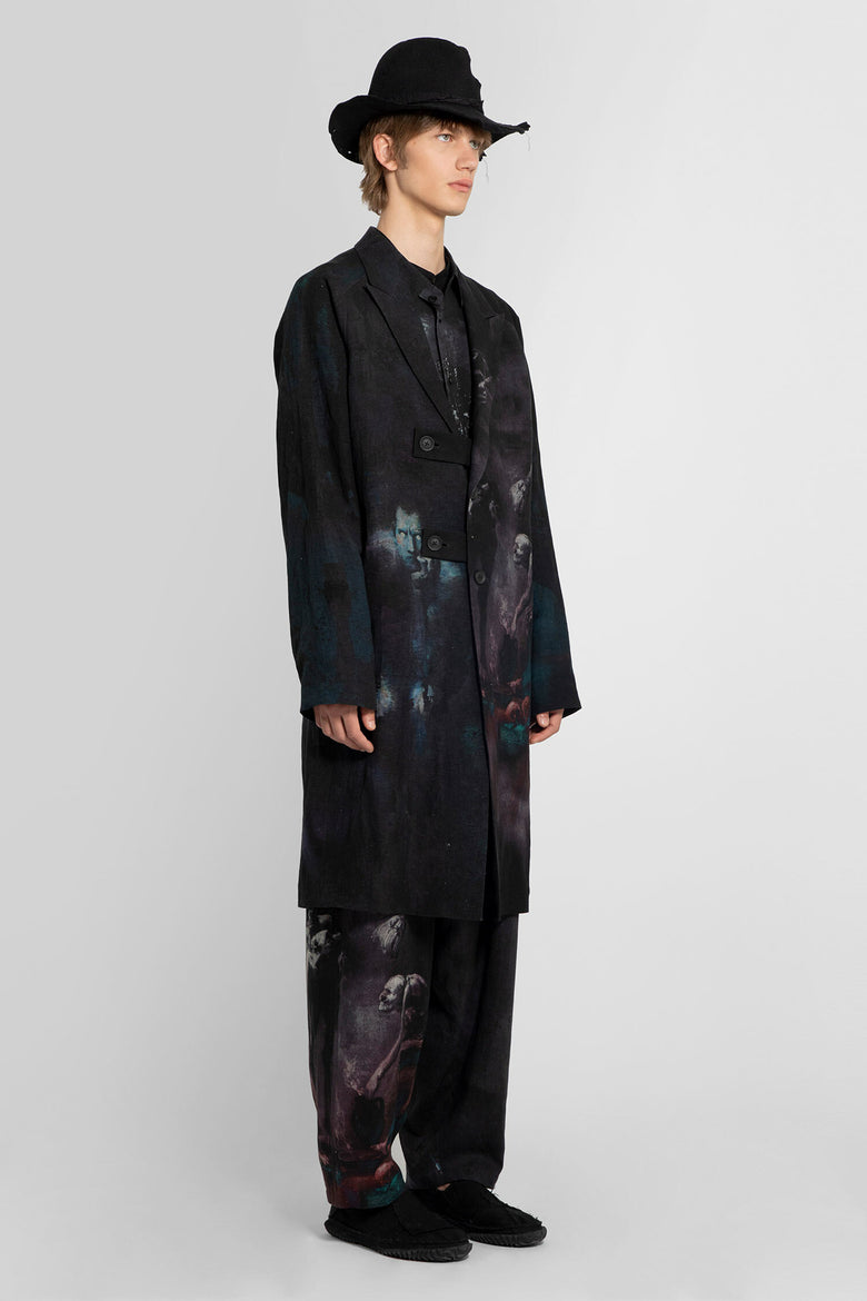 YOHJI YAMAMOTO MAN BLACK COATS