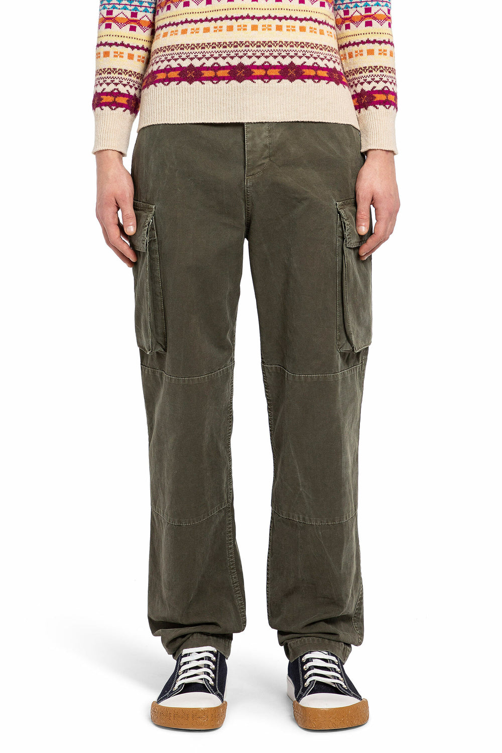 LOEWE MAN GREEN TROUSERS