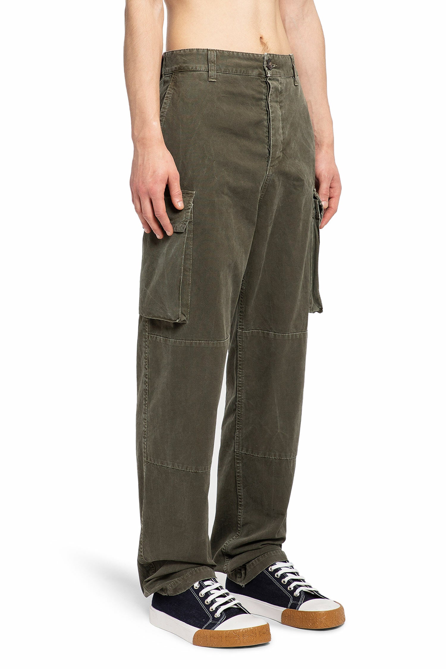 LOEWE MAN GREEN TROUSERS