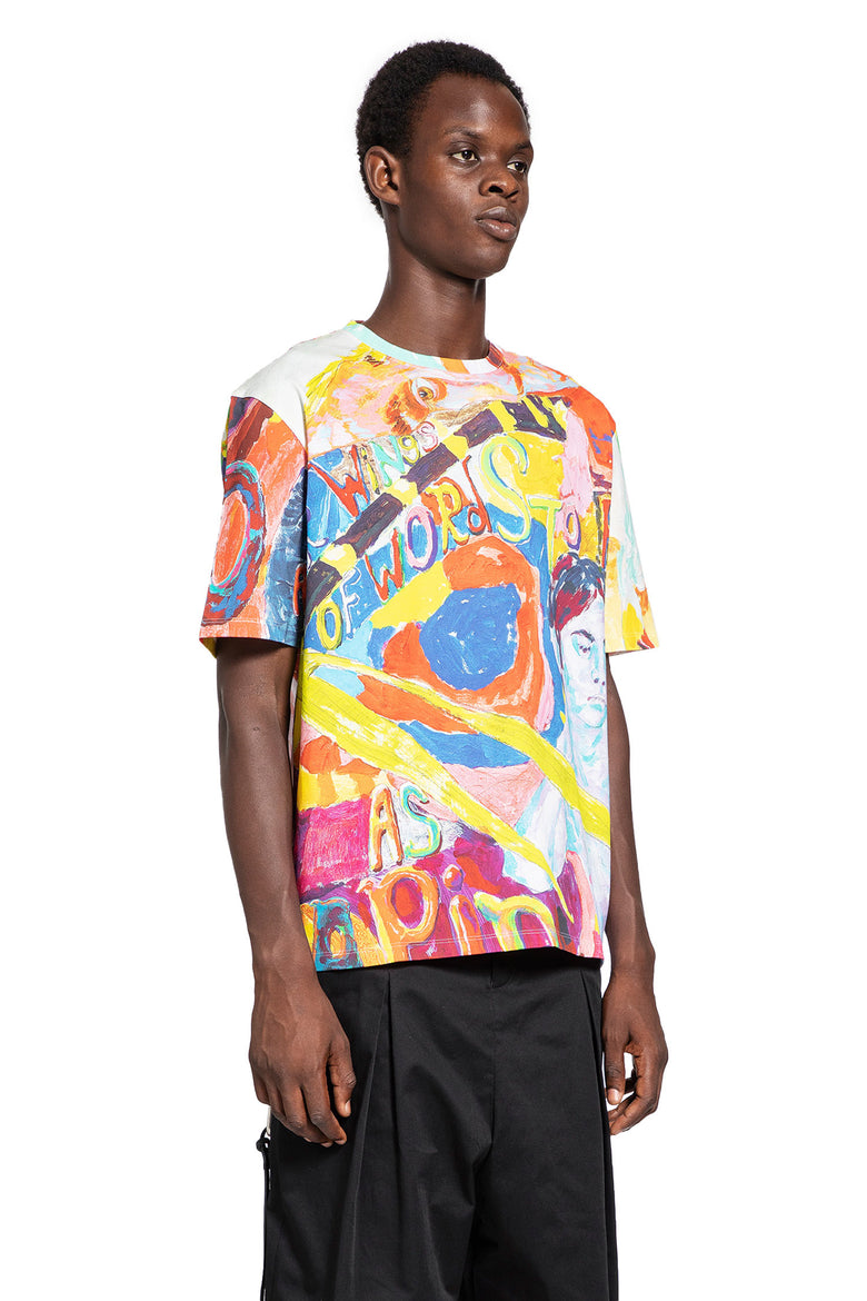 LOEWE MAN MULTICOLOR T-SHIRTS & TANK TOPS