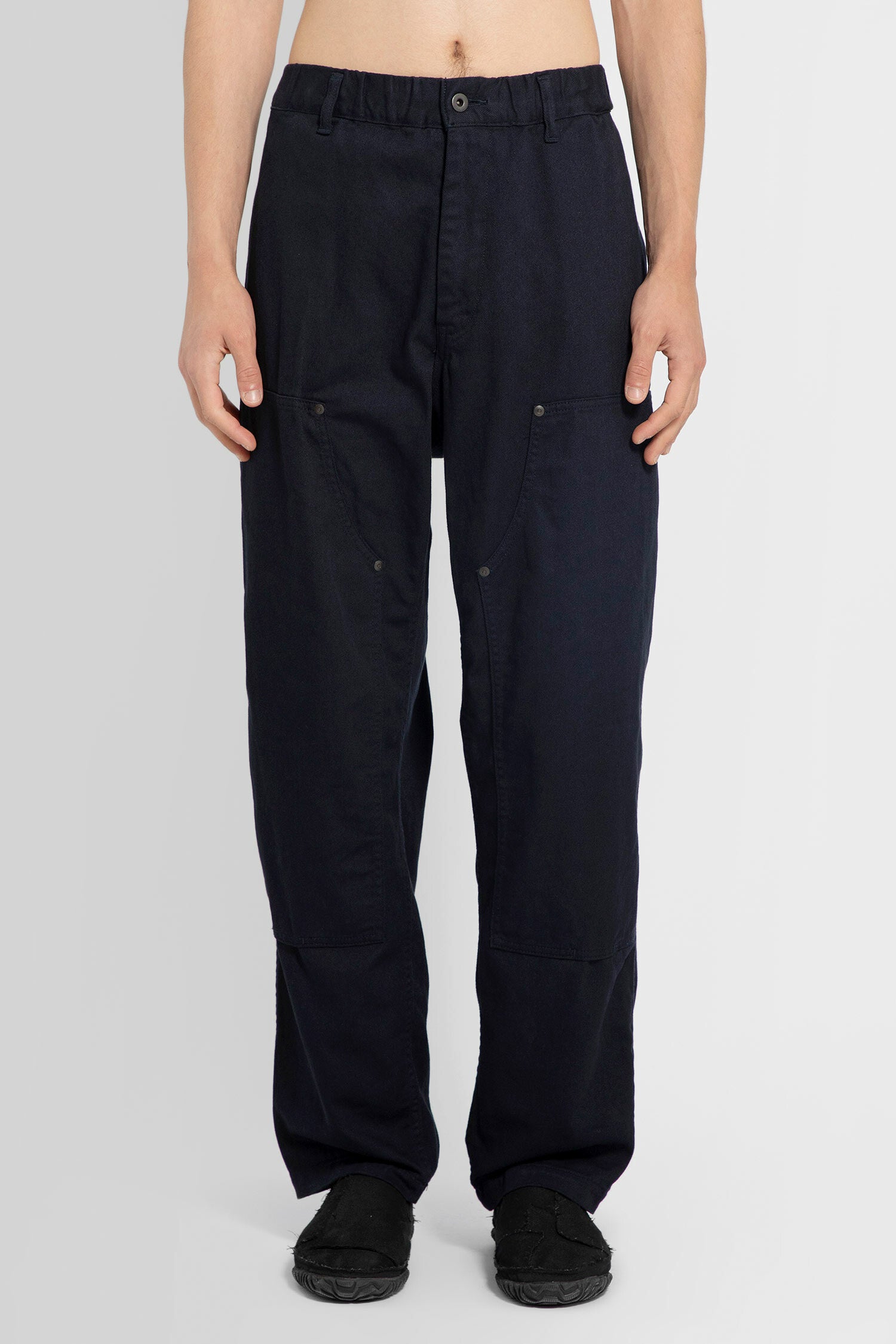 YOHJI YAMAMOTO MAN BLUE TROUSERS