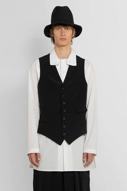 Antonioli YOHJI YAMAMOTO MAN BLACK VESTS