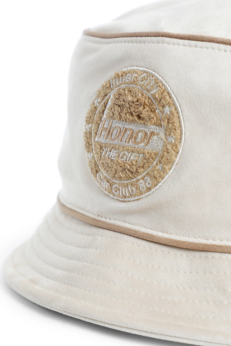 Faux Suede Bomber Bucket Hat - Antonioli.eu