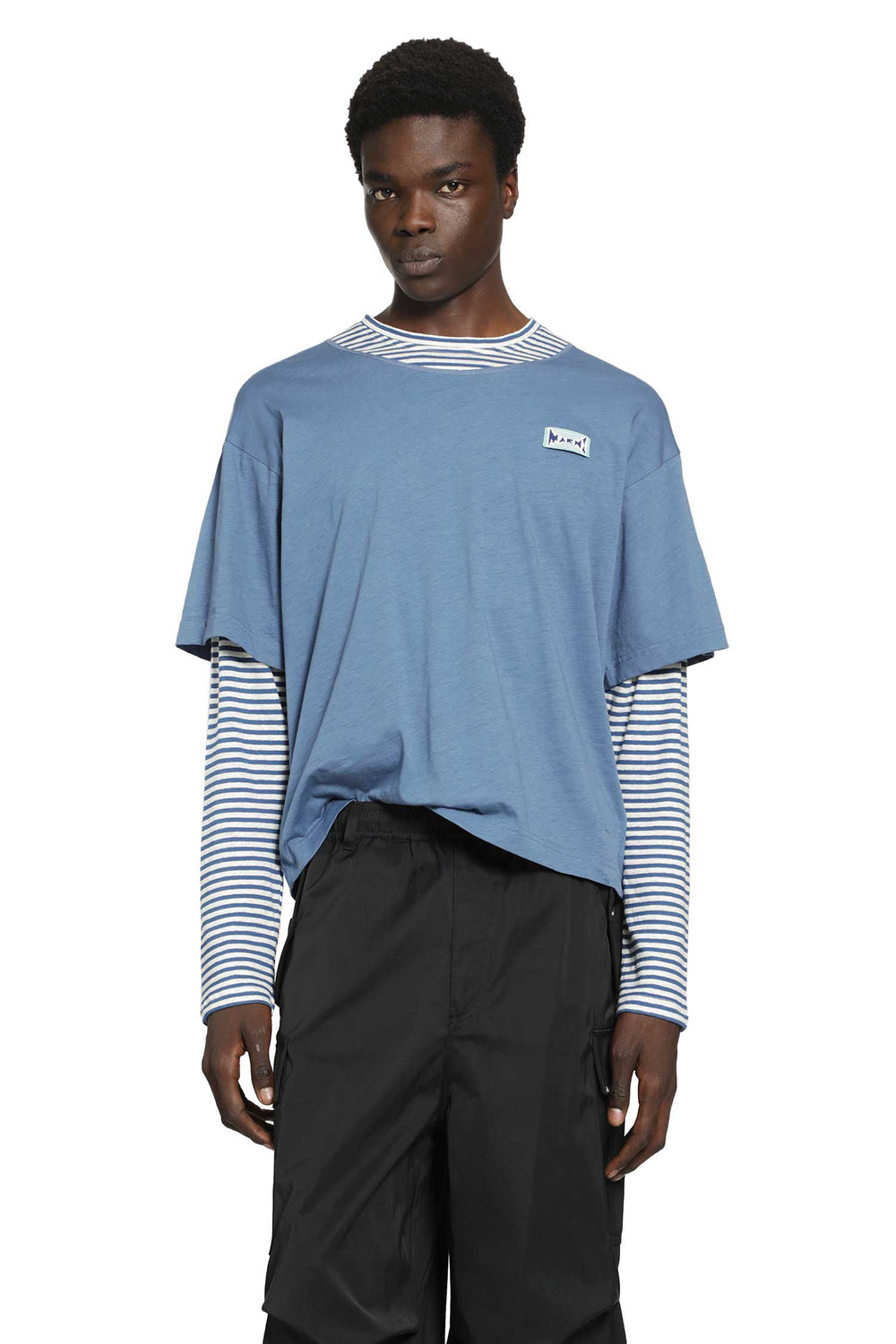 MARNI Layered Cotton T-Shirt man