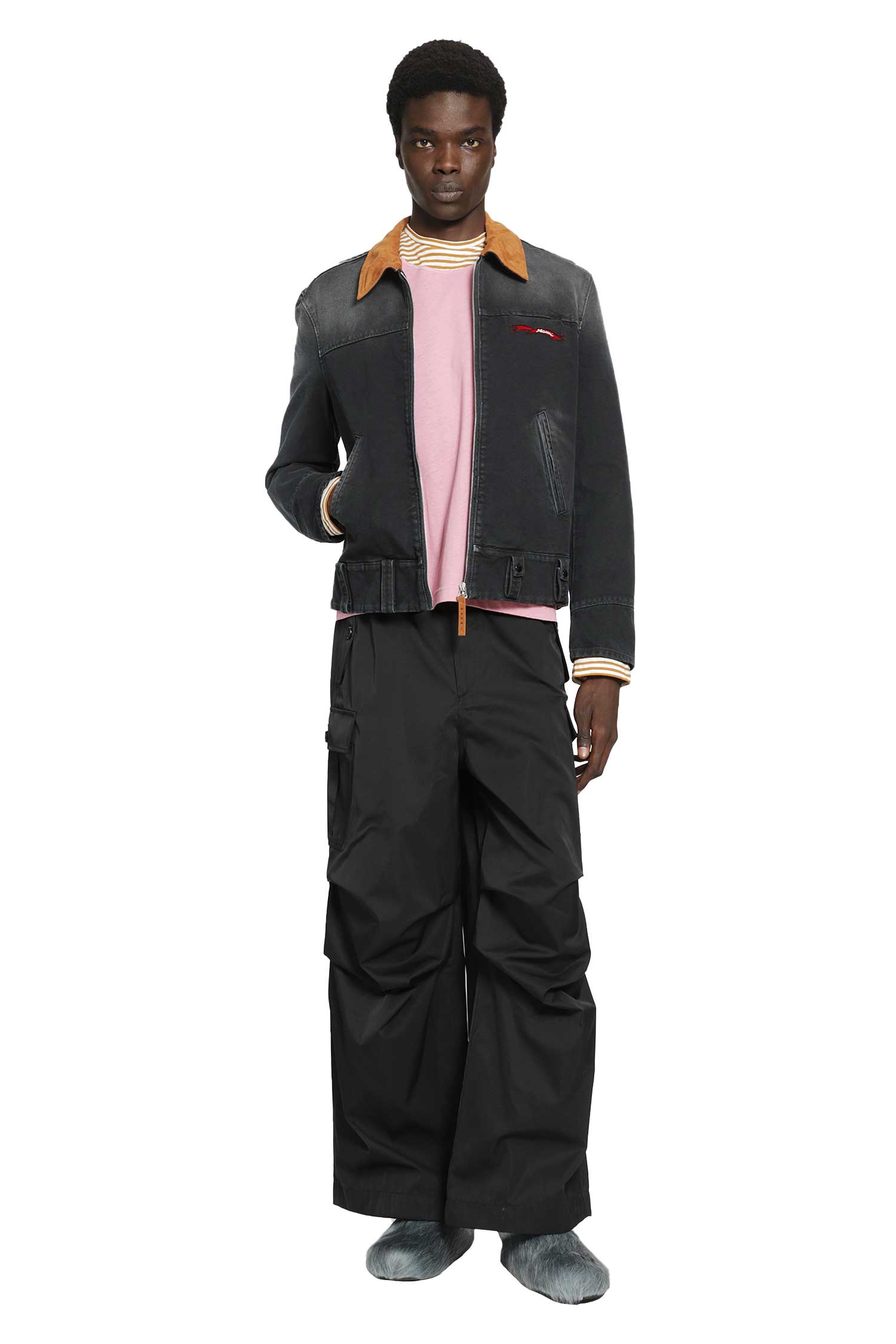 MARNI Layered Cotton T-Shirt man