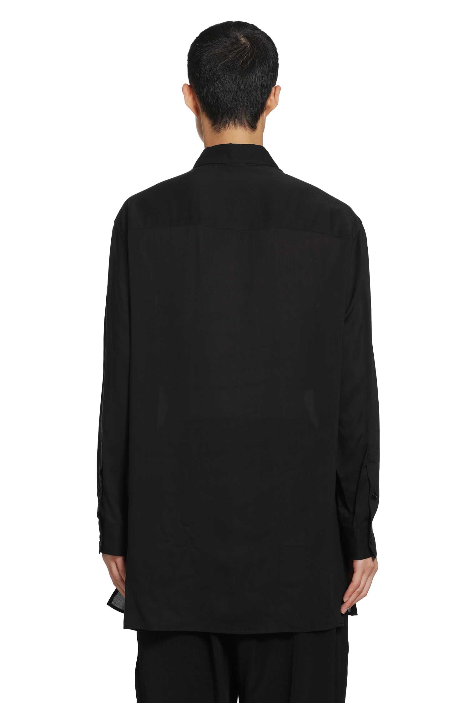 YOHJI YAMAMOTO Chest Panel Pocket Blouse man