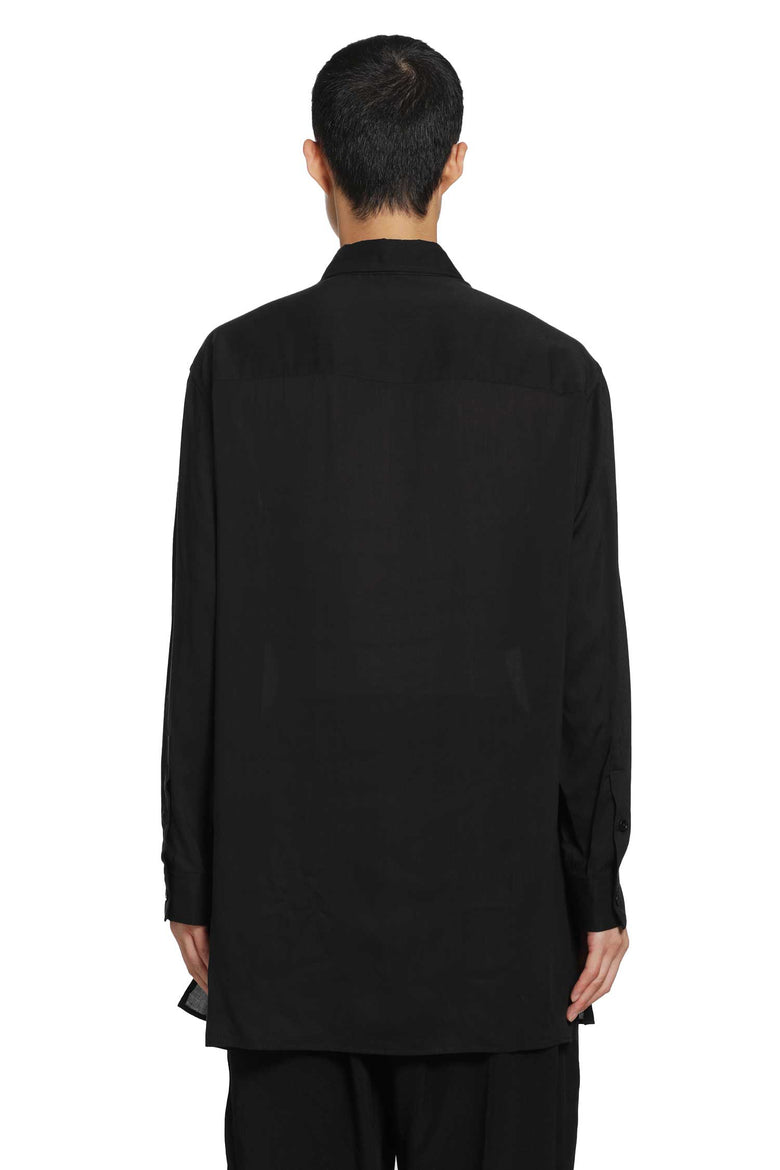 YOHJI YAMAMOTO Chest Panel Pocket Blouse man