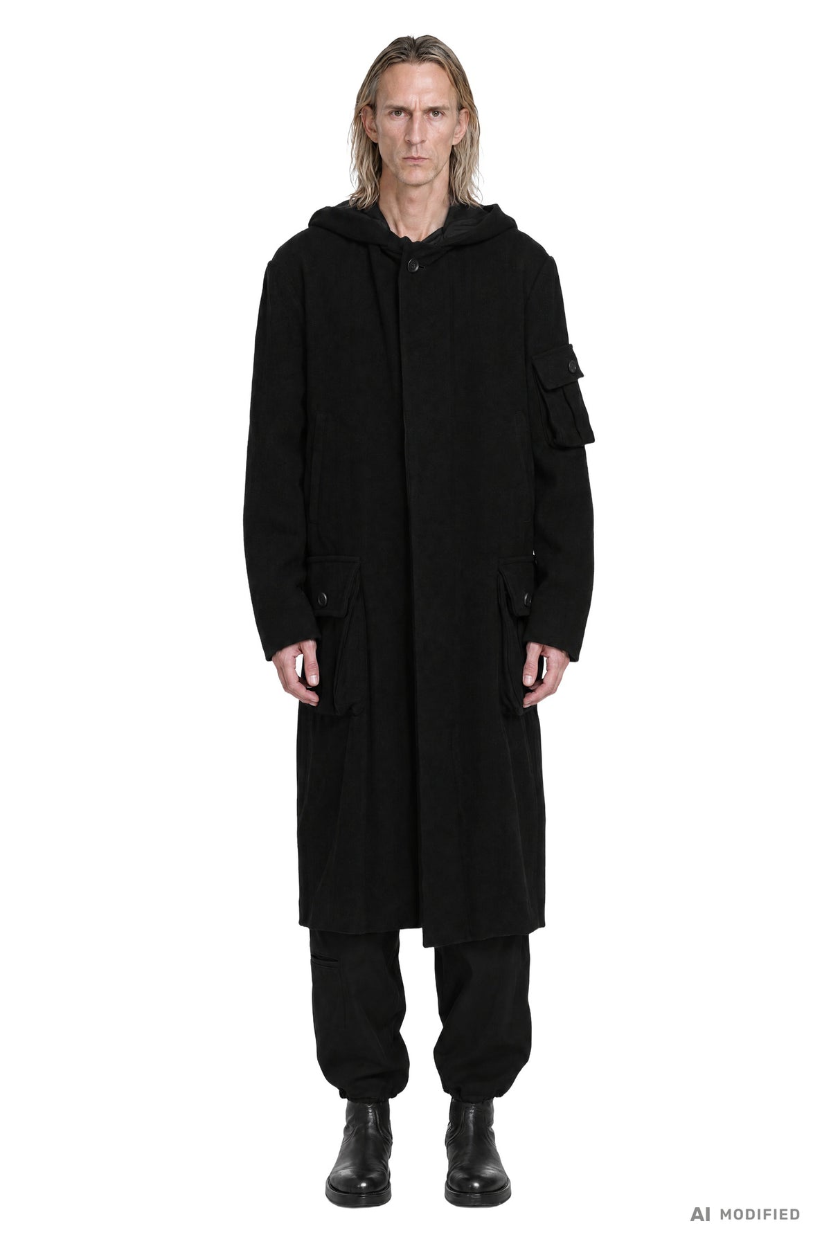 3-Pocket Hooded Coat