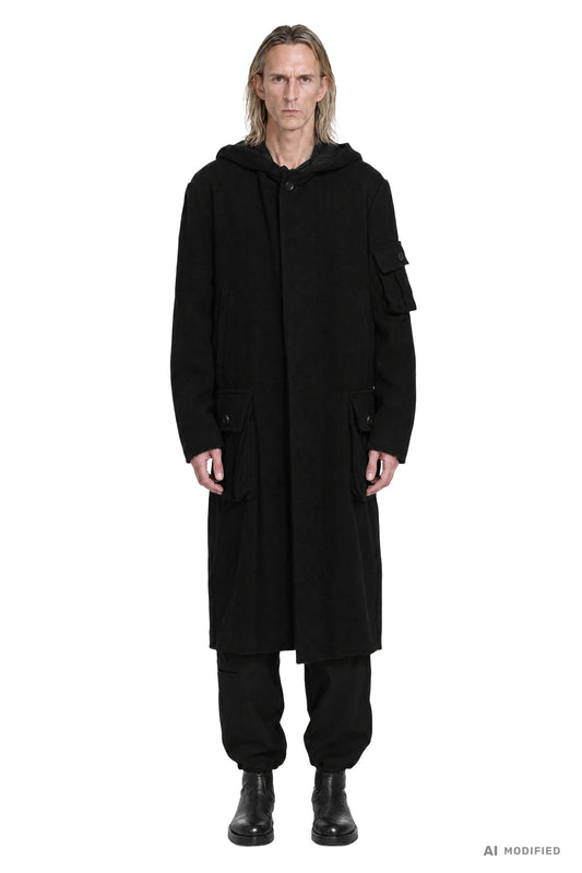 3-Pocket Hooded Coat
