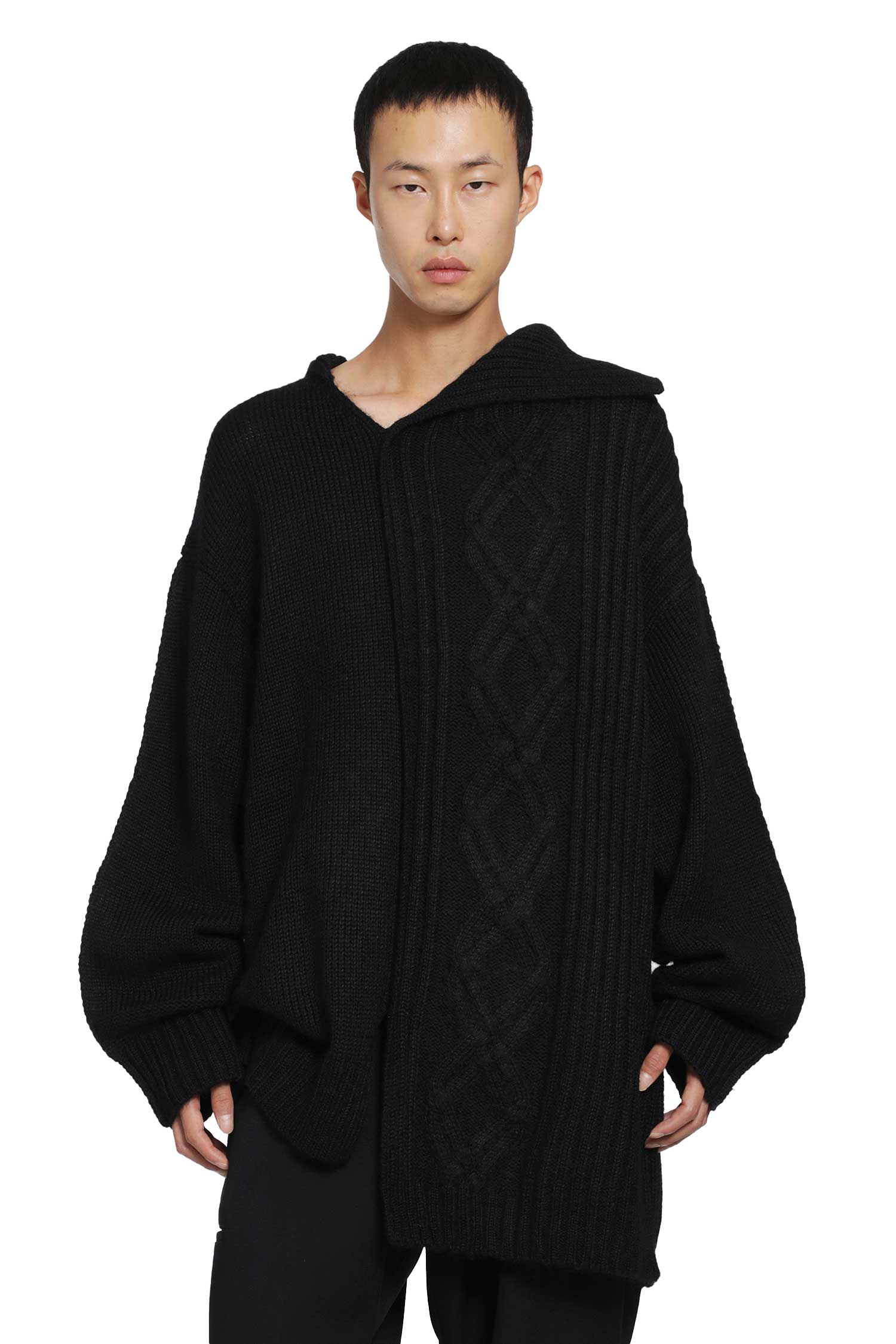 Panel Collar Sweater