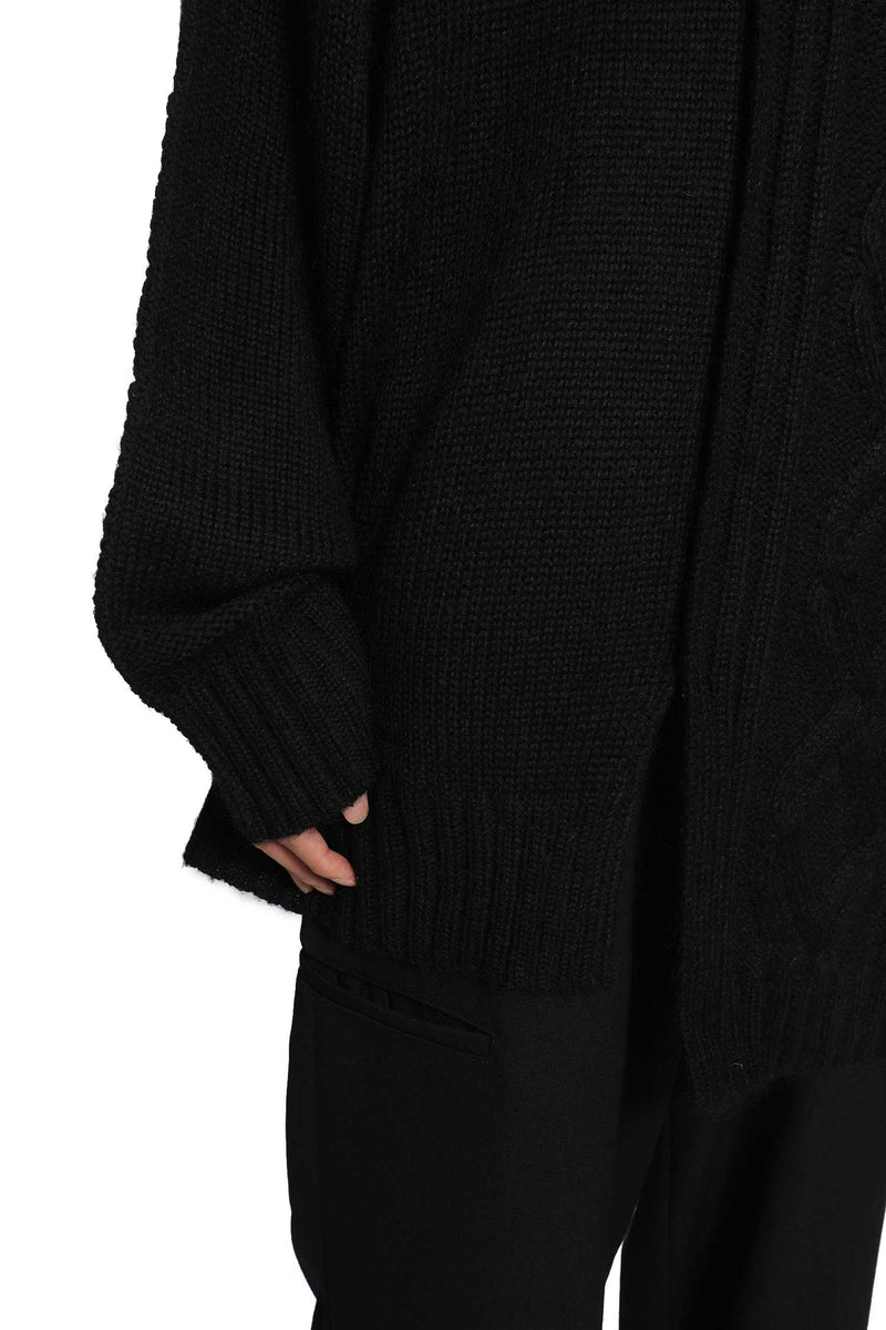 YOHJI YAMAMOTO Panel Collar Sweater man