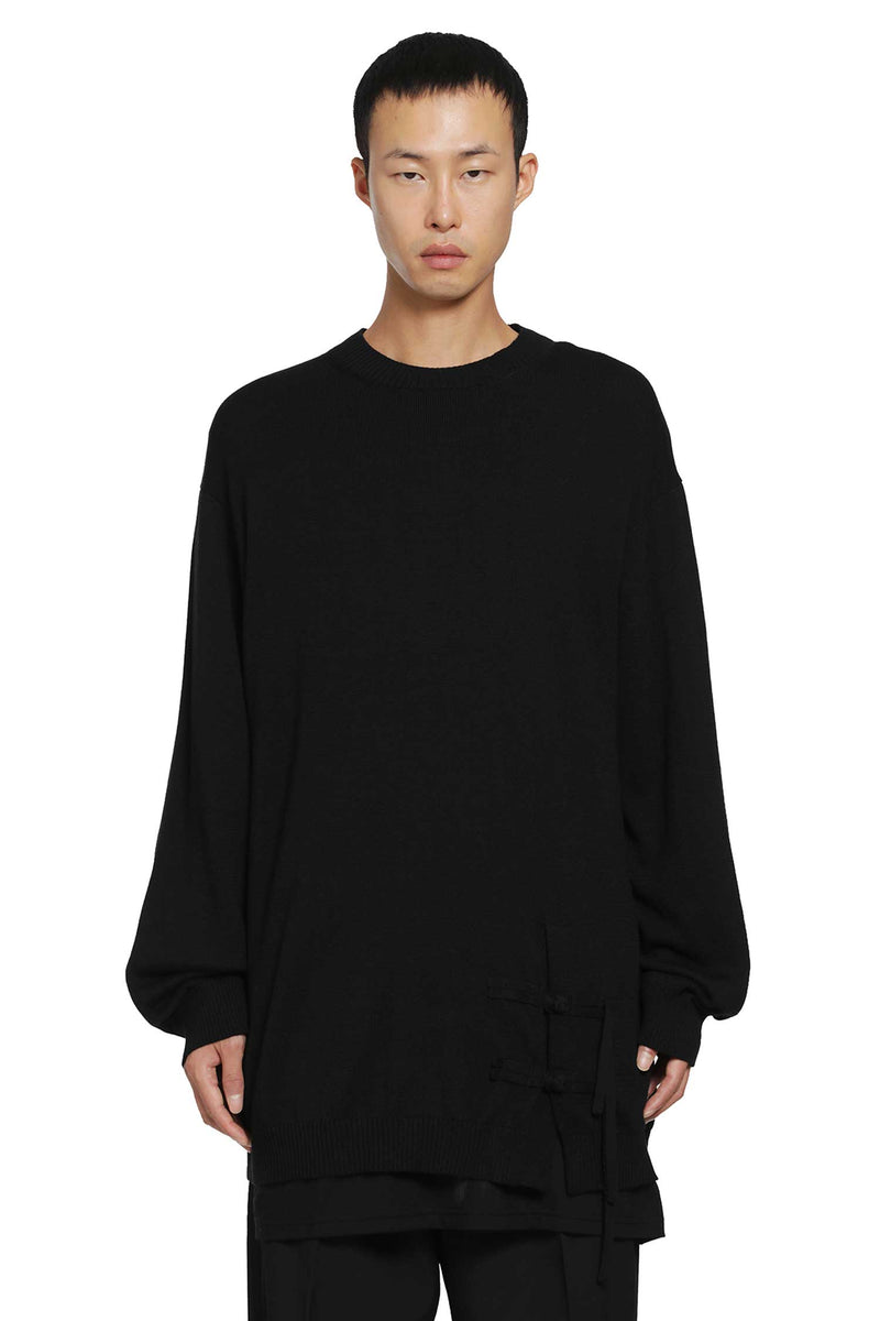 YOHJI YAMAMOTO China Button Sweater man