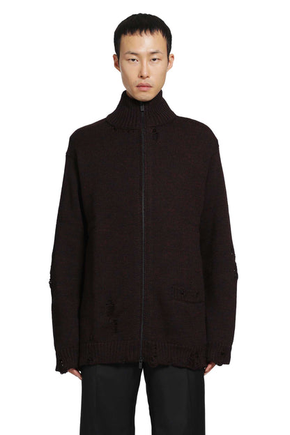 High-Neck Zip Cardigan