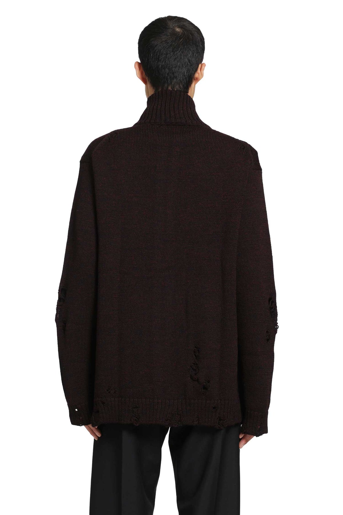 High-Neck Zip Cardigan