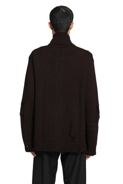 High-Neck Zip Cardigan