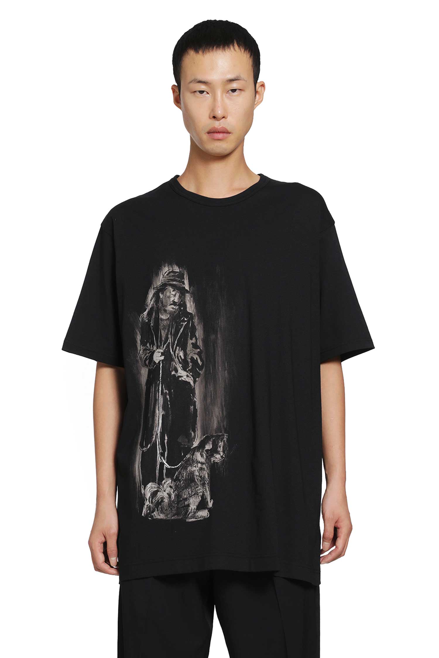 YOHJI YAMAMOTO Yohji Single Jersey Long Sleeve Tee man