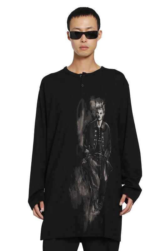 Henry Neck Long Sleeve Tee
