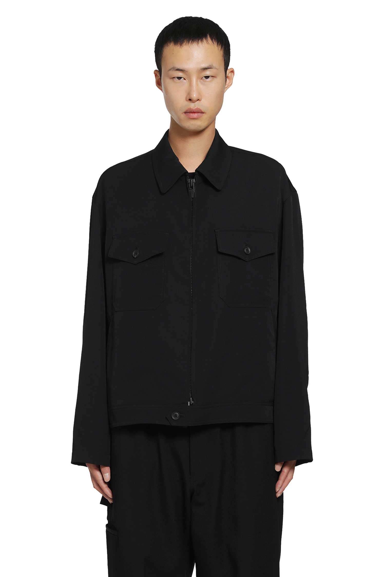 Wool Gabardine Blouson