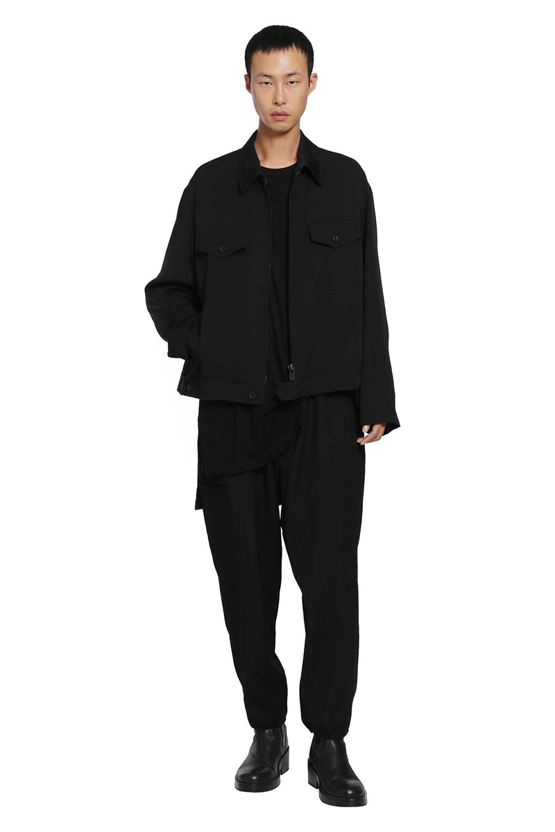 YOHJI YAMAMOTO Wool Gabardine Blouson man