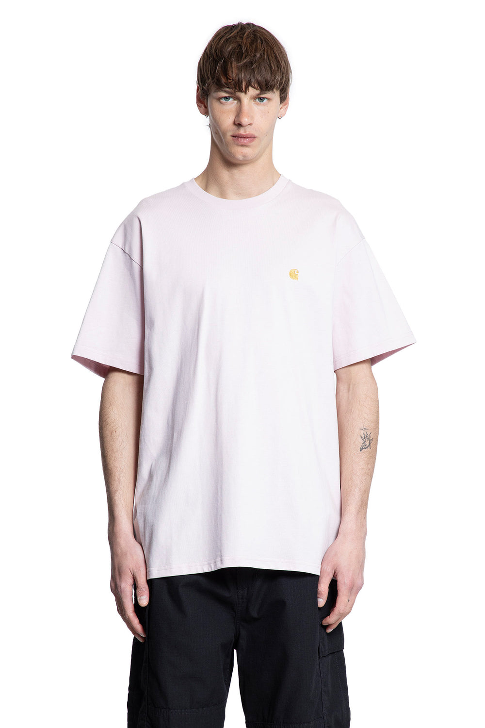 CARHARTT WIP MAN PINK T-SHIRTS & TANK TOPS