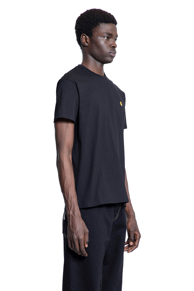 CARHARTT WIP MAN BLACK T-SHIRTS & TANK TOPS