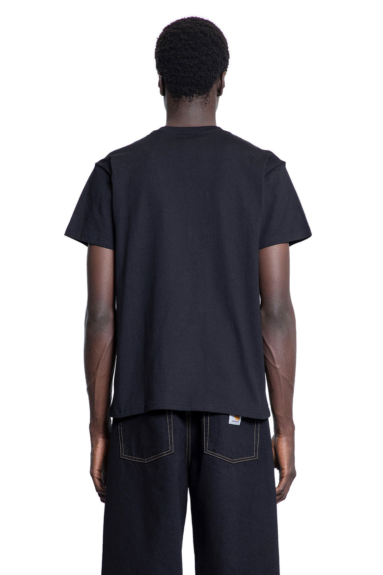 CARHARTT WIP MAN BLACK T-SHIRTS & TANK TOPS