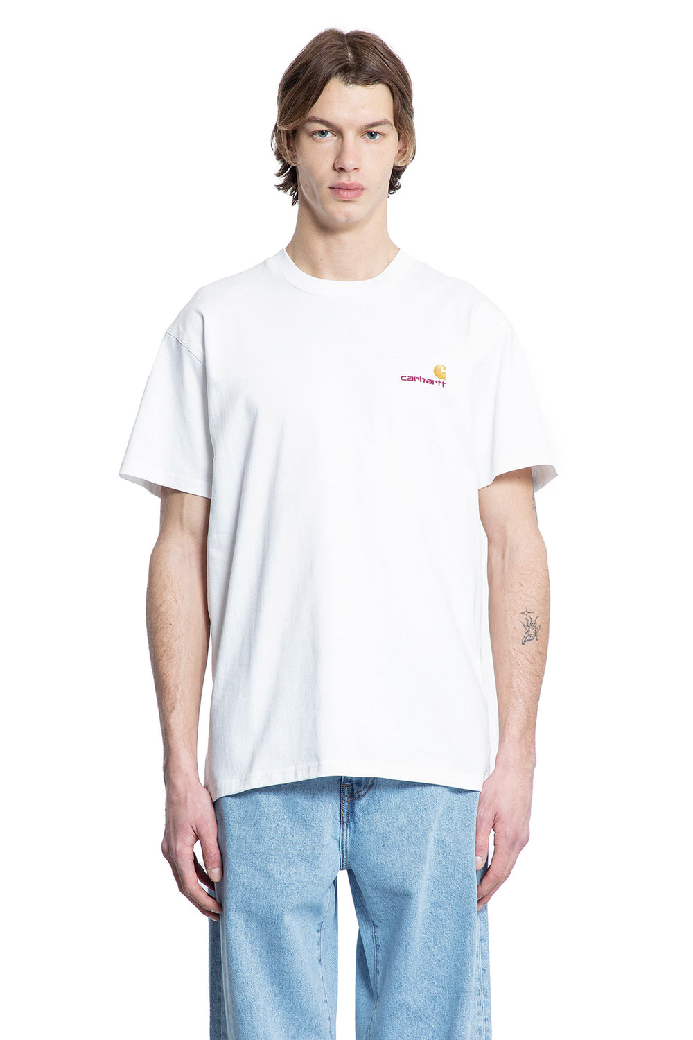 CARHARTT WIP MAN WHITE T-SHIRTS & TANK TOPS