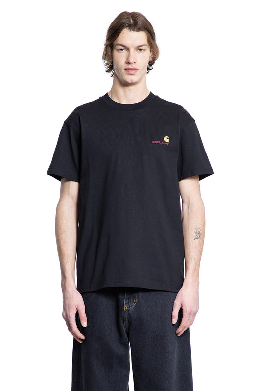 CARHARTT WIP MAN BLACK T-SHIRTS & TANK TOPS