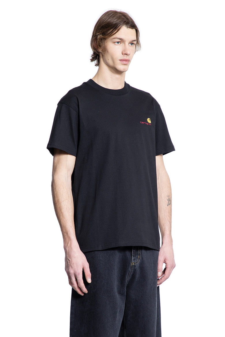 CARHARTT WIP MAN BLACK T-SHIRTS & TANK TOPS