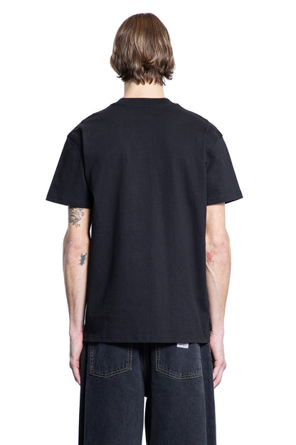 CARHARTT WIP MAN BLACK T-SHIRTS & TANK TOPS