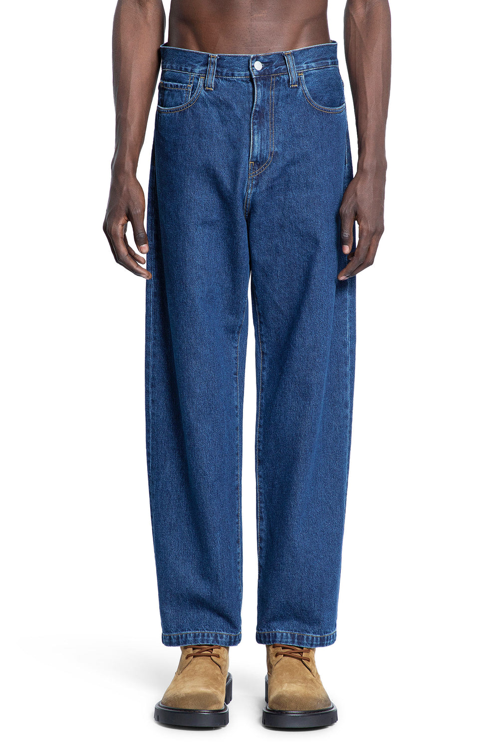 CARHARTT WIP MAN BLUE JEANS