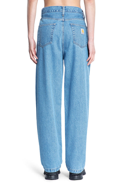 CARHARTT WIP MAN BLUE TROUSERS