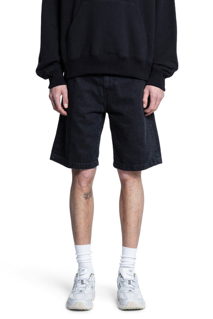 CARHARTT WIP MAN BLACK SHORTS & SKIRTS