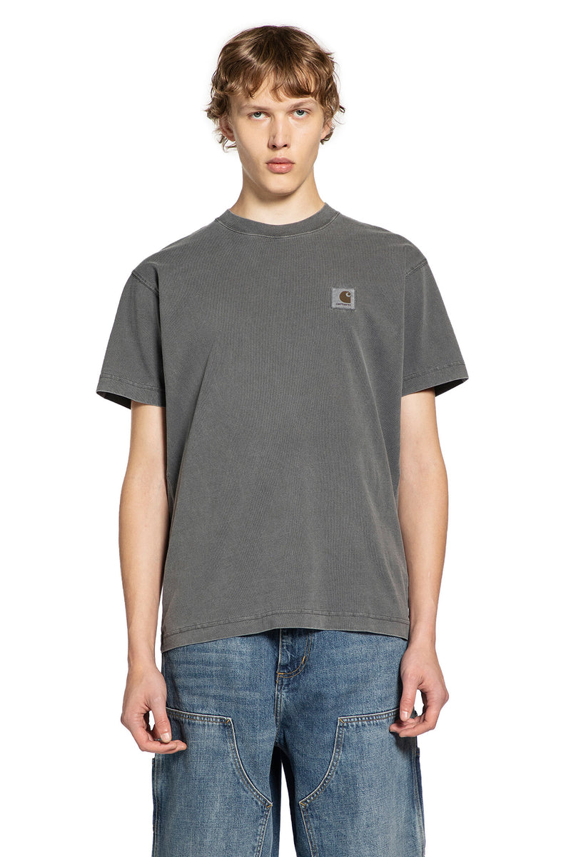 CARHARTT WIP CARHARTT WIP MAN GREY T-SHIRTS & TANK TOPS man