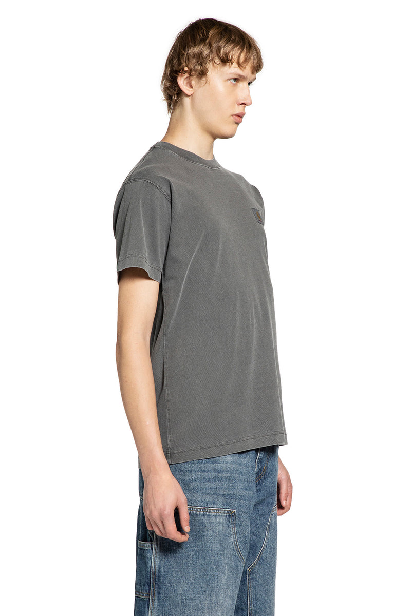 CARHARTT WIP CARHARTT WIP MAN GREY T-SHIRTS & TANK TOPS man