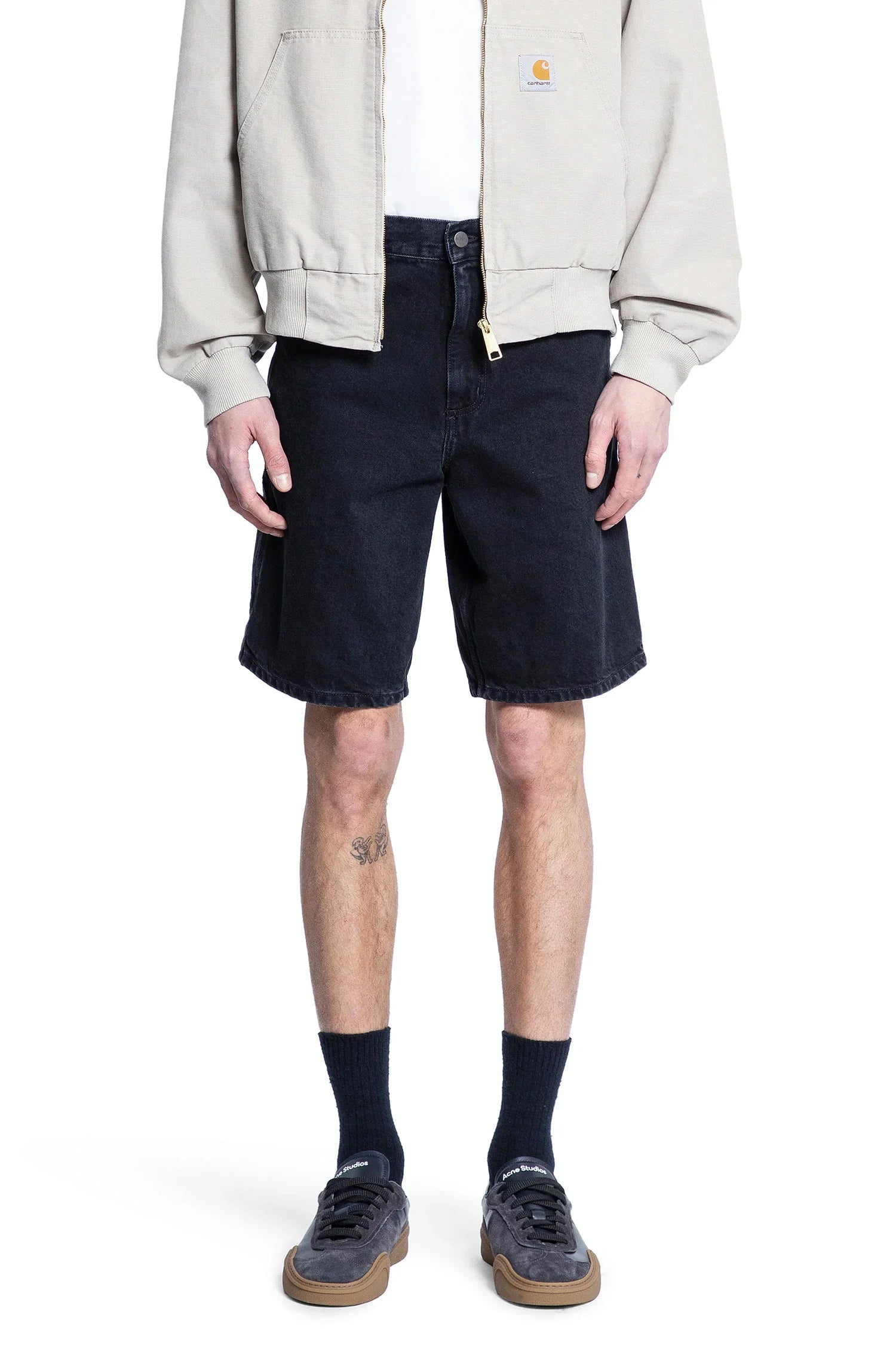 CARHARTT WIP MAN BLACK SHORTS & SKIRTS - Antonioli.eu
