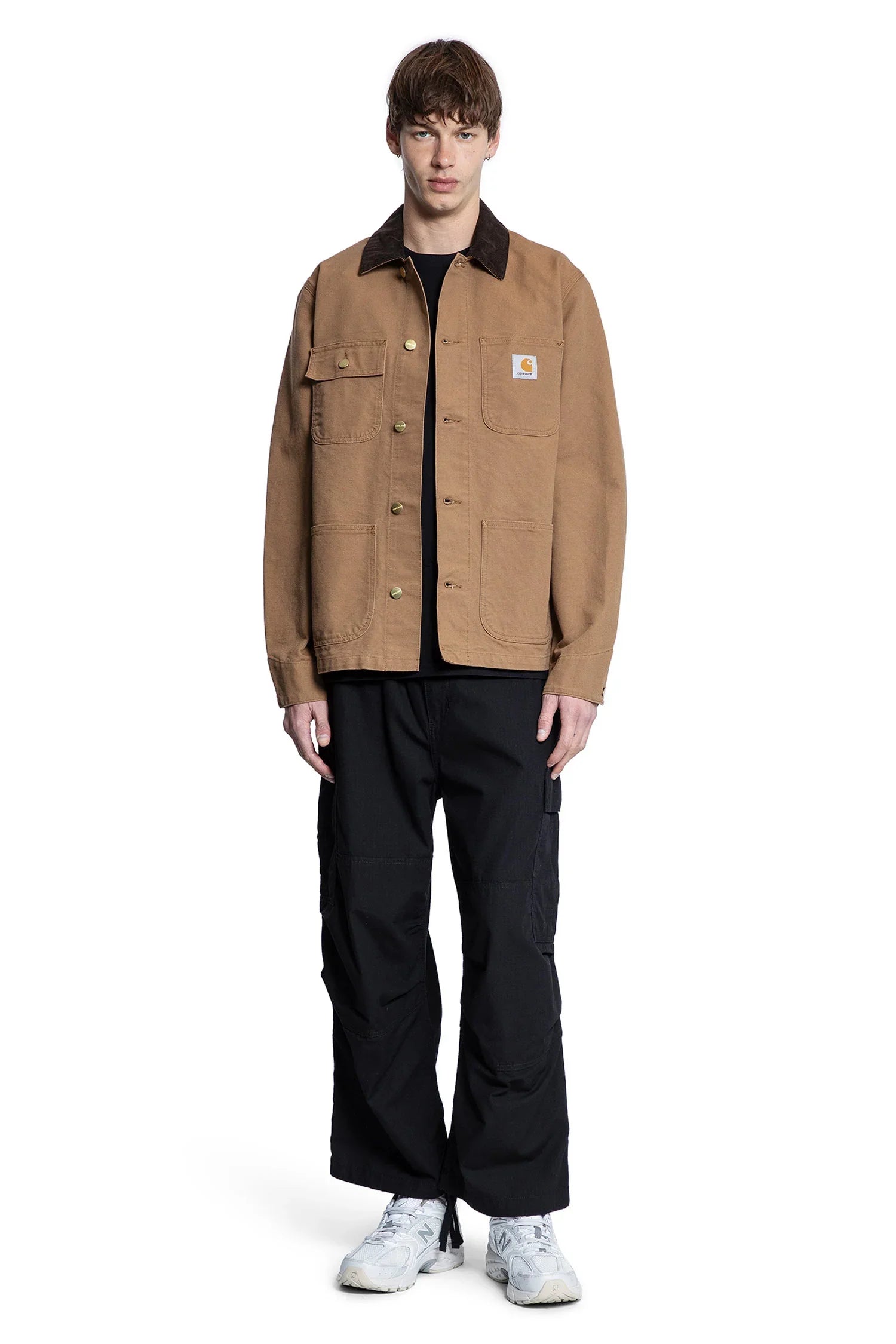 CARHARTT WIP MAN BLACK TROUSERS - Antonioli.eu