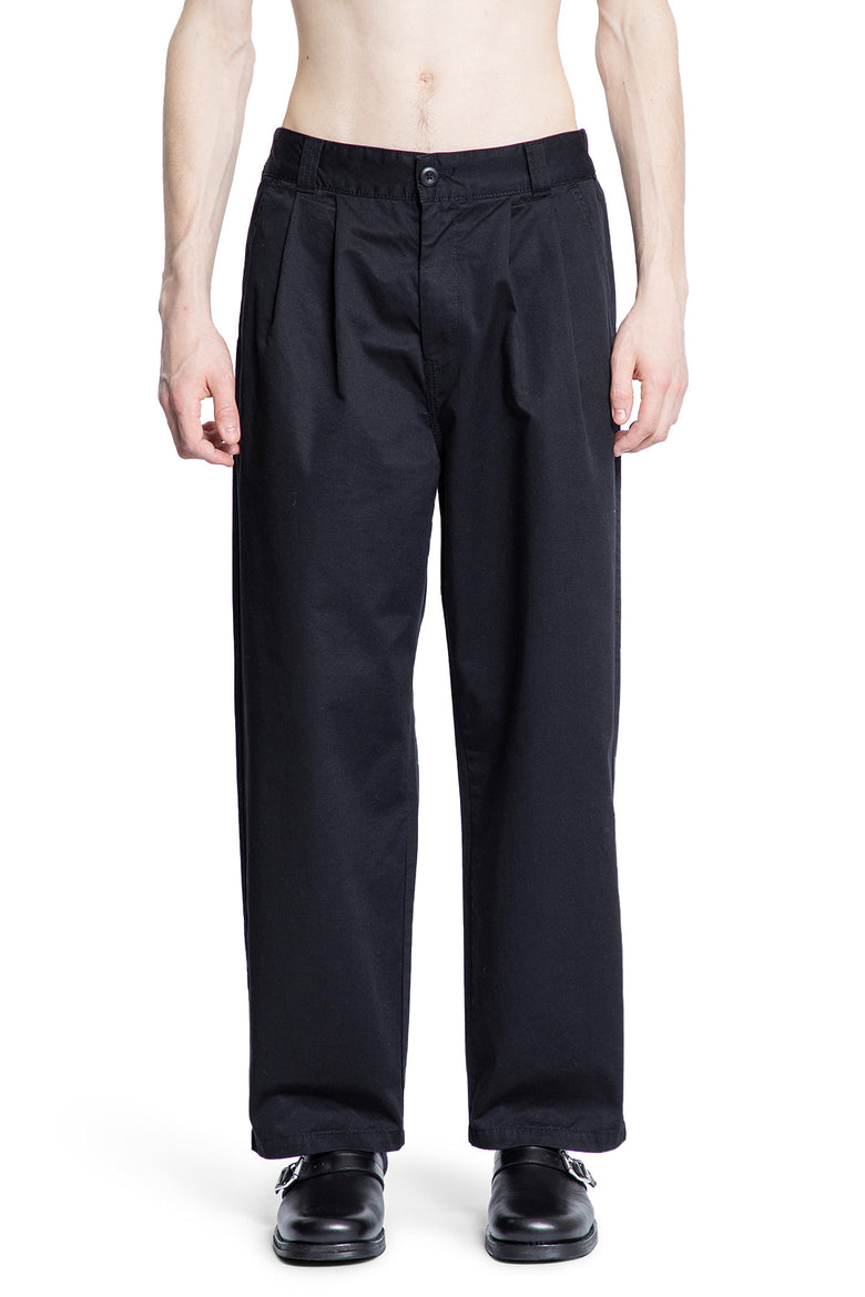 CARHARTT WIP MAN BLACK TROUSERS