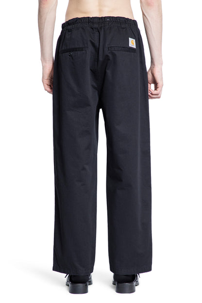 CARHARTT WIP MAN BLACK TROUSERS