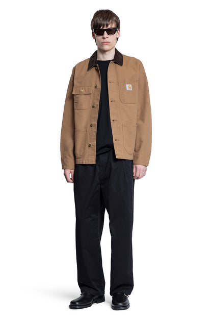 CARHARTT WIP MAN BLACK TROUSERS