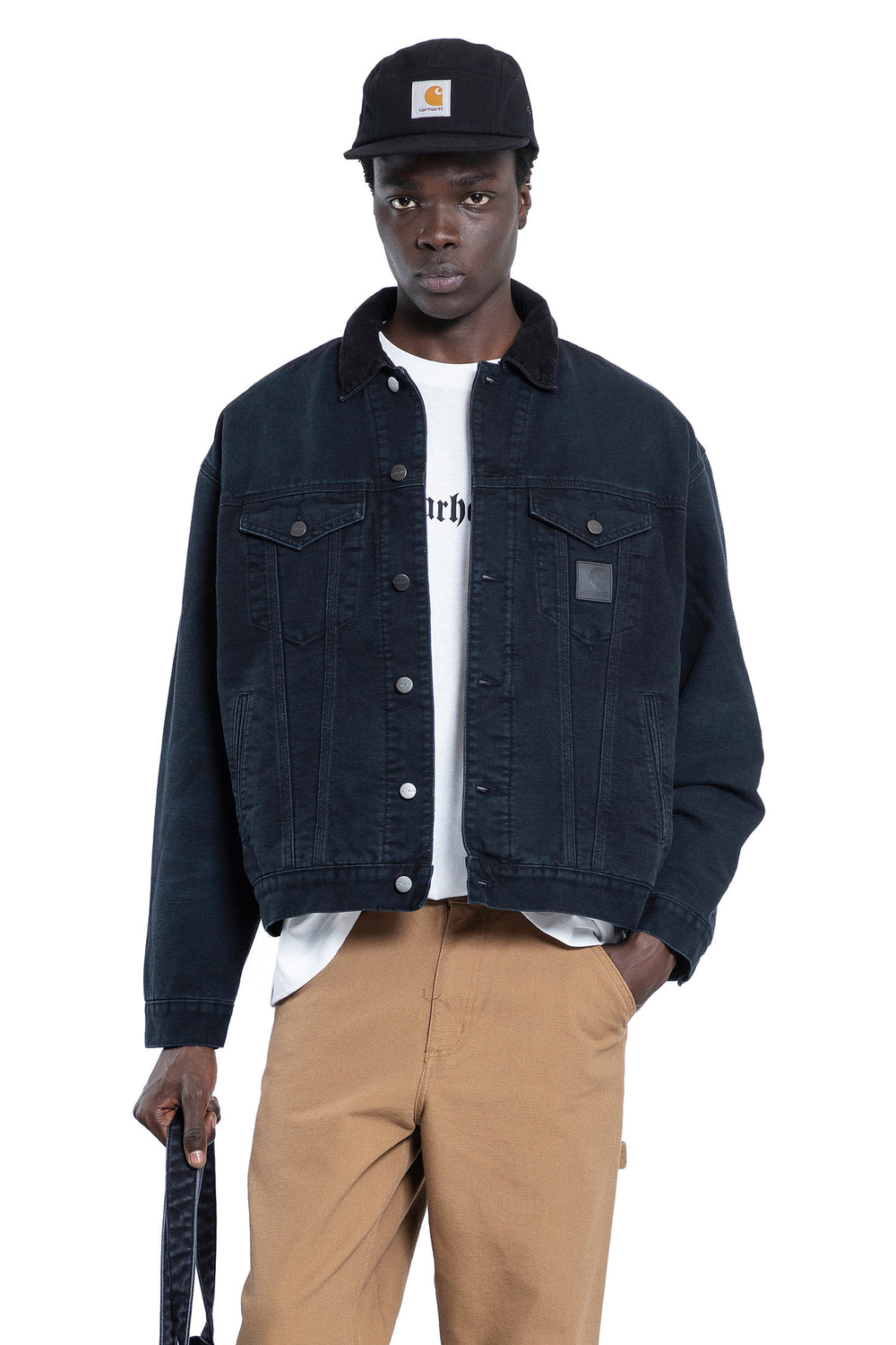 CARHARTT WIP MAN BLACK JACKETS