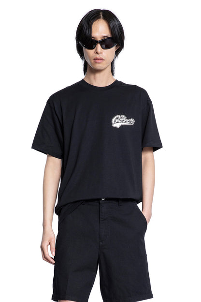 CARHARTT WIP MAN BLACK T-SHIRTS & TANK TOPS