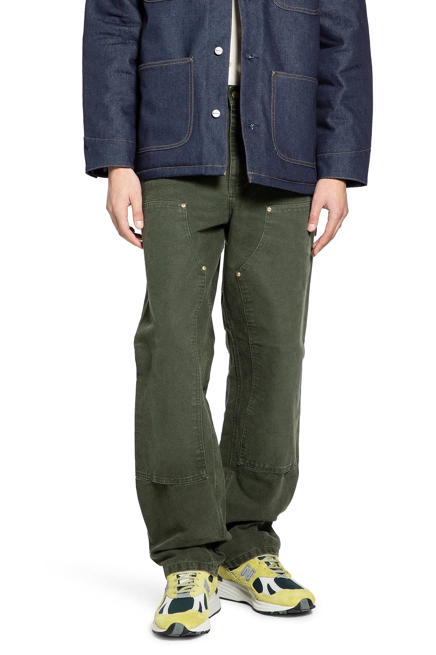 CARHARTT WIP MAN GREEN TROUSERS - Antonioli.eu