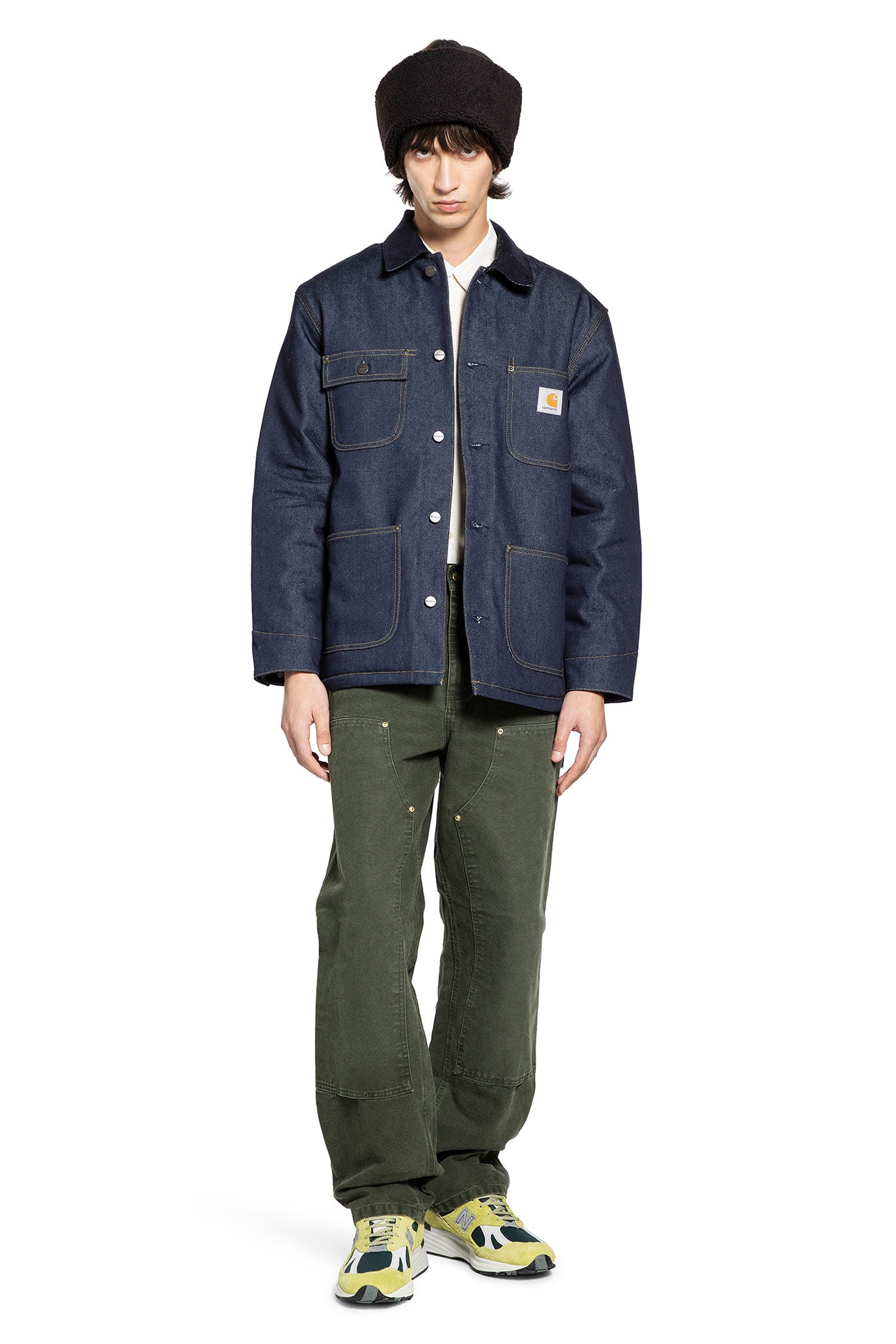 CARHARTT WIP MAN GREEN TROUSERS - Antonioli.eu