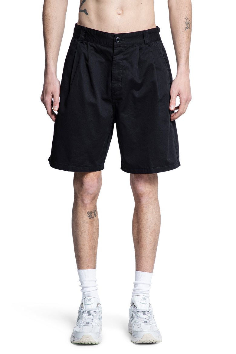 CARHARTT WIP MAN BLACK SHORTS & SKIRTS