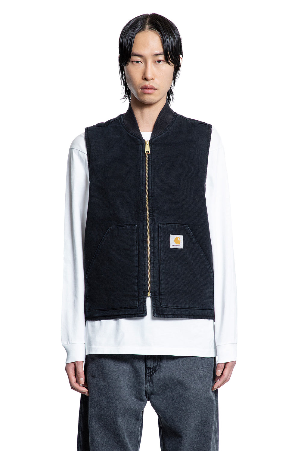 CARHARTT WIP MAN BLACK VESTS